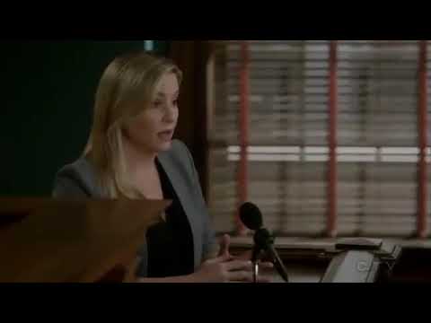 Arizona testifies in the court - Grey's anatomy
