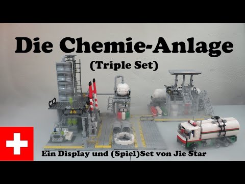 JIE STAR - Chemical Plant / Chemie-Anlage 3 Sets - JJ9014 / JJ9015 / JJ9016 - Triple Set Review
