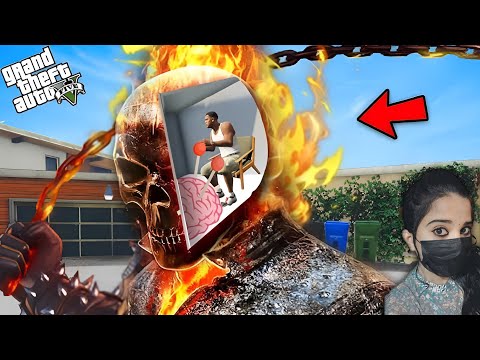Franklin Controls the Ghost Rider | Upgrading Ghost Rider  - GTA5 #131
