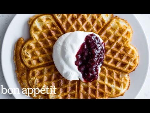 The Crispiest 4-Ingredient Waffles
