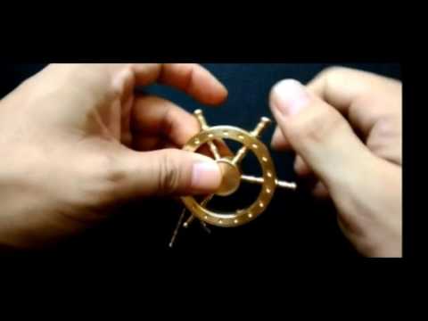 Dahasakshops Brass Pirate Fidget Spinner