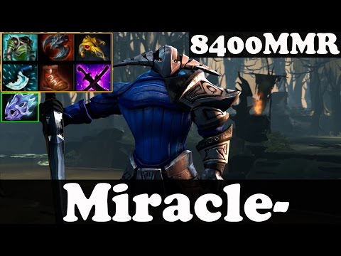 Dota 2 - Miracle- 8400 MMR Plays Sven vol 2 - Ranked Match Gameplay