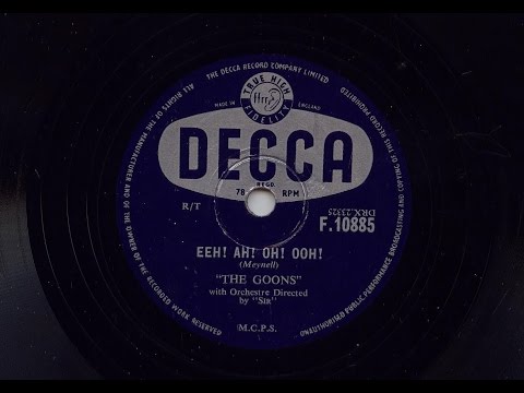 The Goons 'Eeh! Ah! Oh! Ooh!' 78 rpm