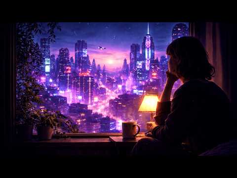 Midnight Deep Focus Jazz ☕ AM3 Clear Night for Study & Work