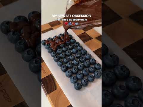 MY NEWEST OBSESSION, VIRAL CHOCOLATE BLUEBERRY BARK ❤️🫐🍫😋