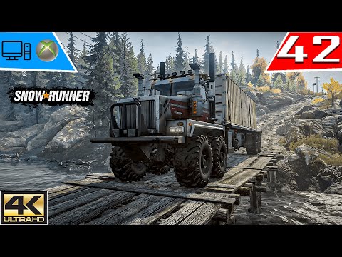 SnowRunner Part 42 DYSON DIESEL (HARBOR DELIVERY) Full Gameplay (4k-60FPS) [HINDI]