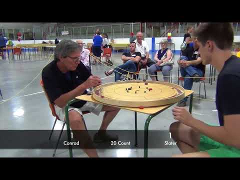 2018 World Crokinole Championship - Top 4 - Slater v Conrad