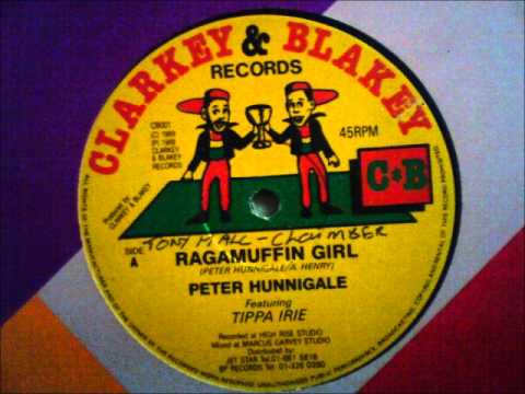 Peter Hunnigale feat Tippa Irie - Raggamuffin girl . 1989 (Original & Dub version)