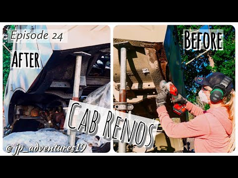 CAB RESTORATION! The Underside Looks Like New NO MORE RUST! - UNIMOG Expedition Truck Build (Eps.24)