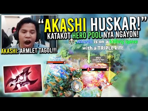 "AKASHI HUSKAR CARRY! GRABE MAG ARMLET TAGOL!"🔥🤣