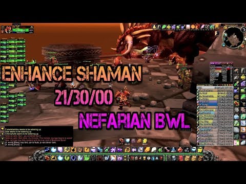 Classic enchance SHaman with Sulfuras HoR : Nefarian die Mutter