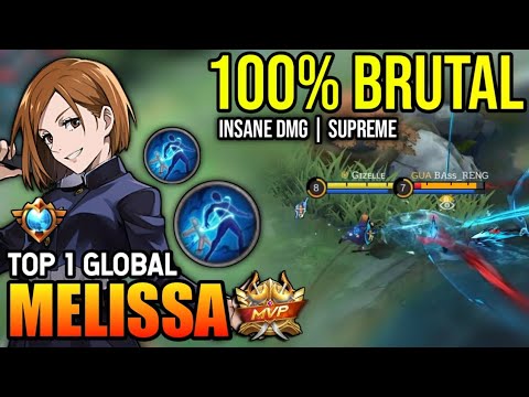 MELISSA BEST BUILD 2023 | TOP 1 GLOBAL MELISSA GAMEPLAY | MOBILE LEGENDS✓
