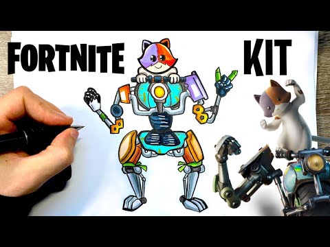 Comment colorier LE NOUVEAU SKIN KIT DE FORTNITE SAISON 3