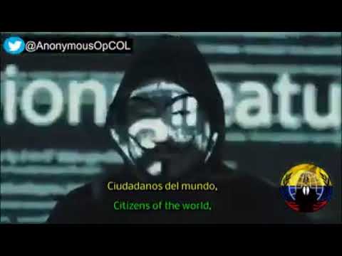ANONYMOUS SE PRONUNCIA EN COLOMBIA 2021