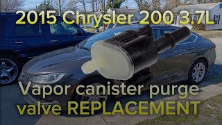 2015 Chrysler 200 3.6L Vapor canister purge valve replacement