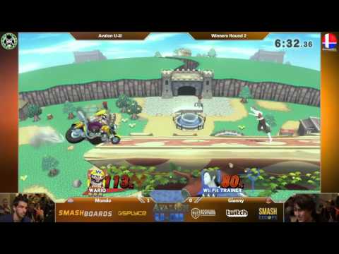 Avalon U-III - Mundo (Wario) Vs. Gianny (WFT) - Winners Round 2 - Smash 4
