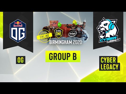 Dota2 - OG vs. Cyber Legacy - Game 1 - ESL One Birmingham 2020 - Group B - EU/CIS