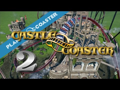 Planet Coaster gameplay - Castle Coaster  (Part 2) - Alpha 2 - English