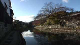 preview picture of video '滋賀県　八幡掘と紅葉 - Hachimanbori canal, Shiga Prefecture'