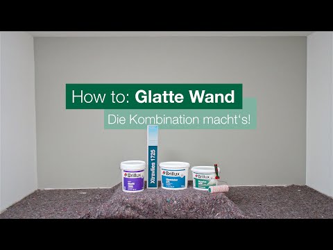 Nicht nur Spachteln ist wichtig! - Einfach glatte Wände in der richtigen Kombination