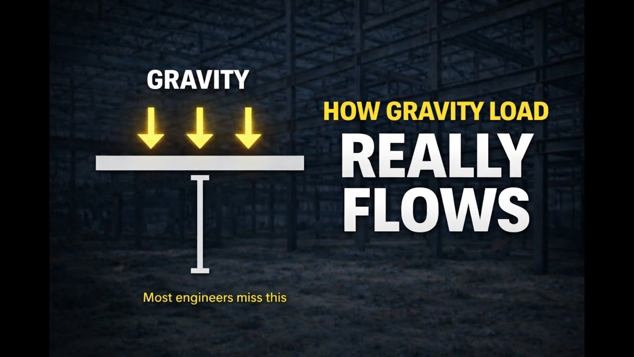 How Gravity Load Really Travels in a Structure  | Beam Load Path Explained