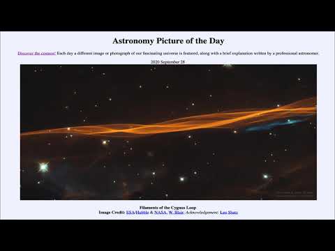 2020 September 28 - Filaments of the Cygnus Loop