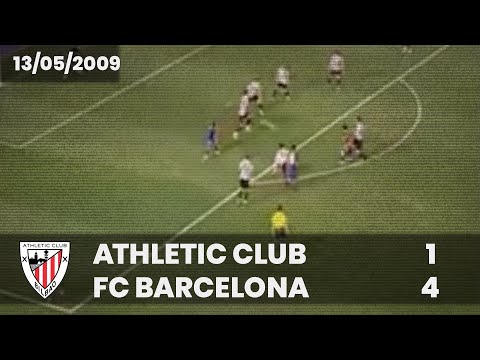 ⚽️ [Copa del Rey 08/09] Final I Athletic Club 1 - FC Barcelona 4 I LABURPENA