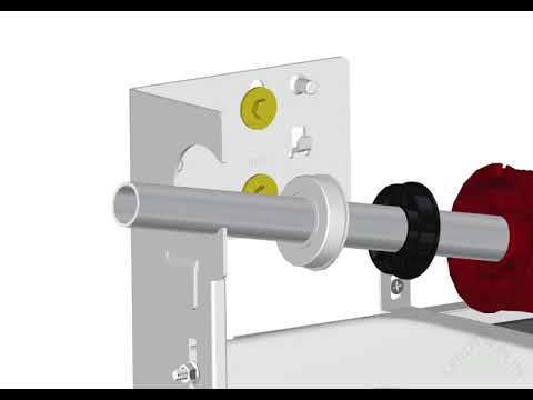Cómo montar el eje y el muelle de una puerta de garaje - LEROY MERLIN