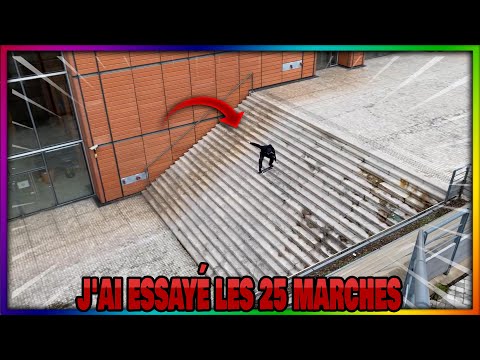 Aurélien Giraud tente les 25 marches de Lyon en mars 2020