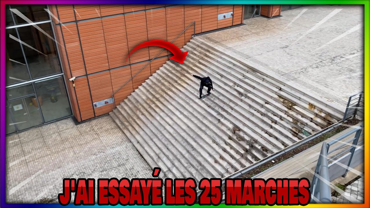 Aurelien Giraud se tira por las '25 escaleras' de Lyon