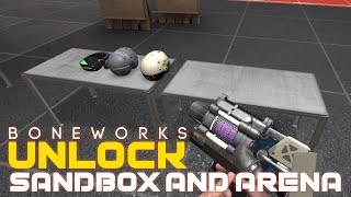 (GUIDE) BONEWORKS: HOW TO UNLOCK SANDBOX AND ARENA