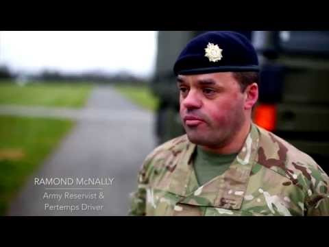 Pertemps Driving and Army Reserves employment model