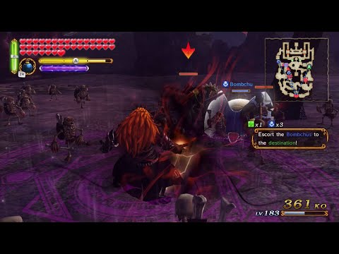 Hyrule Warriors Twilight Map - The Demon King Ganondorf Gameplay - Protect the Bombchu! Video