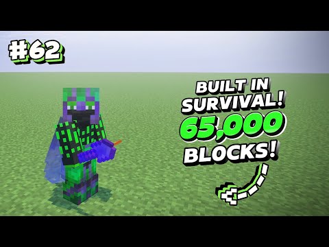 I Built A SUPERFLAT WORLD In My Survival World! (ep. 62)