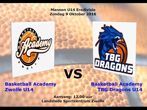 BA Zwolle U14 - TBG Dragons U14, 2e kwart, 09-10-2016