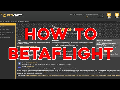 Betaflight Basics - How to Program Your Drone For First Flight