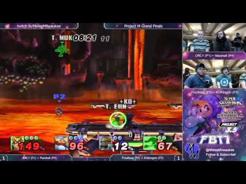 FBT7 - ORLY (P1) + Marshall (P4) vs Frootloop (P2) + KOKingpin (P3) - Project M Doubles Grand Finals