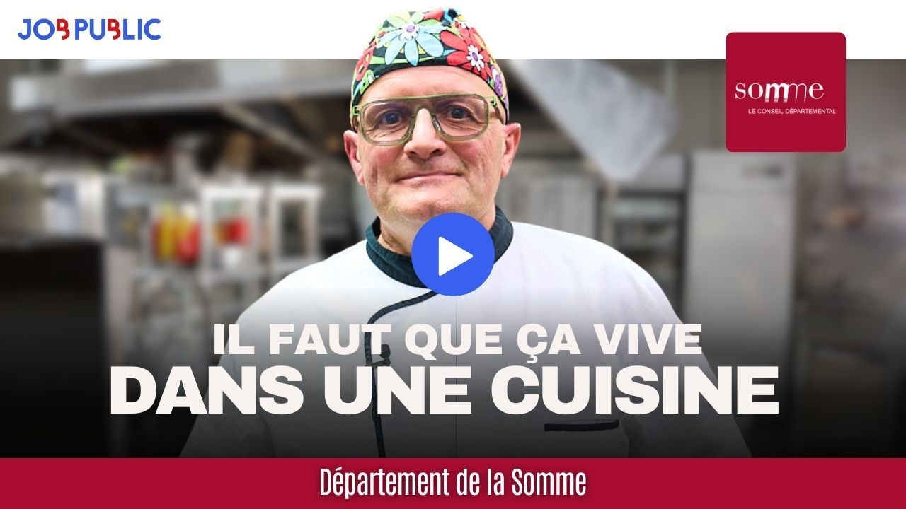 Emmanuel Gressier-Chef de cuisine dans un collège