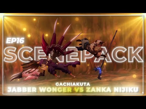 Jabber Wonger vs Zanka Nijiku [ 4K ] | Scene Pack Clips For Edits | Gachiakuta