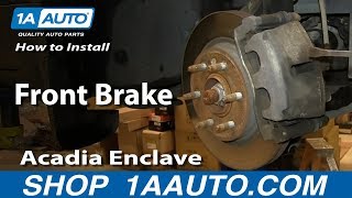 How To Replace Front Brakes 07-16 Buick Enclave