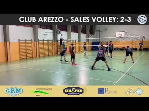 Highlights Club Arezzo - Sales volley 2-3 - Serie C