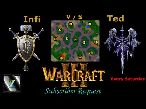 WarCraft III Request : Ted (Ud) vs Infi (Hu) on Secret Valley