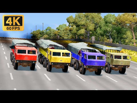 Beamng.Drive - High speed freaky jumps #83