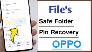 OPPO How To Reset Google Files Safe Folder Pin Password 2023