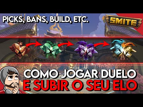 COMO JOGAR DUELO E SUBIR O SEU ELO - PICKS, BANS, BUILDS E COMPORTAMENTO NA PARTIDA - ⚡ Smite BR