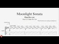 Beethoven - Moonlight Sonata - Guitar Tutorial + TAB