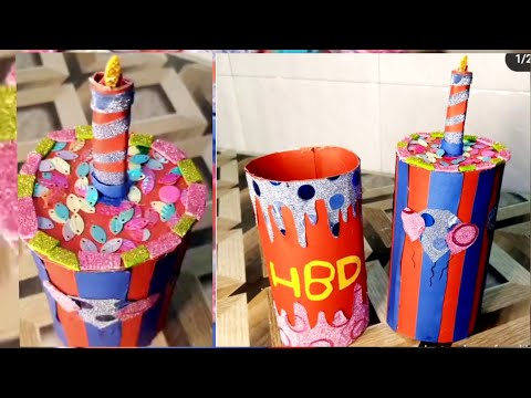 How to make birthday card | Paper cake | Birthday gift
