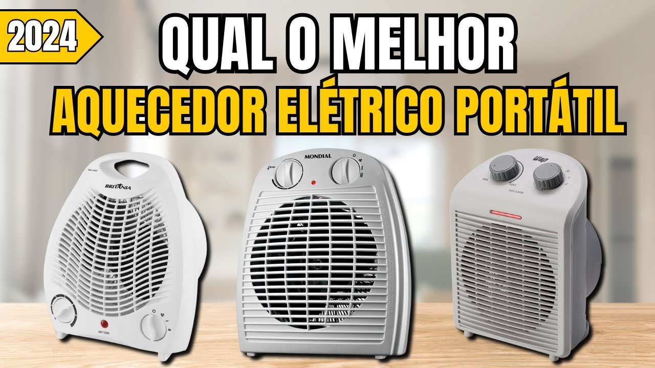 Qual melhor aquecedor elétrico portátil de 2024? Top 3 melhores aquecedores elétricos para comprar!