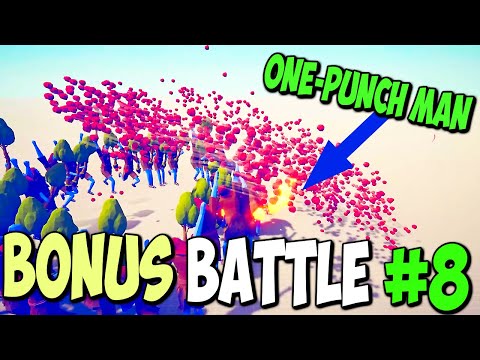 TABS - One-Punch,  Obi-Wan, Kicker, Naruto... Bonus Battles #08 -Totally Accurate Battle Simulator