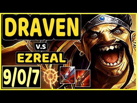 FREEZE (DRAVEN) vs EZREAL - 9/0/7 KDA BOTTOM ADC CHALLENGER GAMEPLAY - EUW